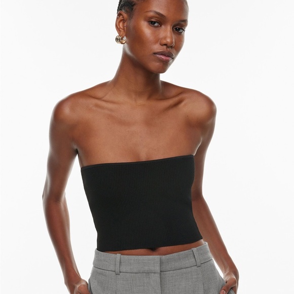 Babaton Sculpt Knit Tube Top - Picture 3 of 9